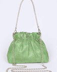 Metallic Crossbody Swing Bag