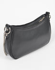 Vegan Leather Convertible Studded Shoulder Bag