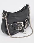 Vegan Leather Convertible Studded Shoulder Bag