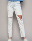 Insane Gene High Rise Ankle Straight Jeans