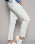 Insane Gene High Rise Ankle Straight Jeans