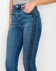 Artemis Vintage High Rise Slim Straight Jeans