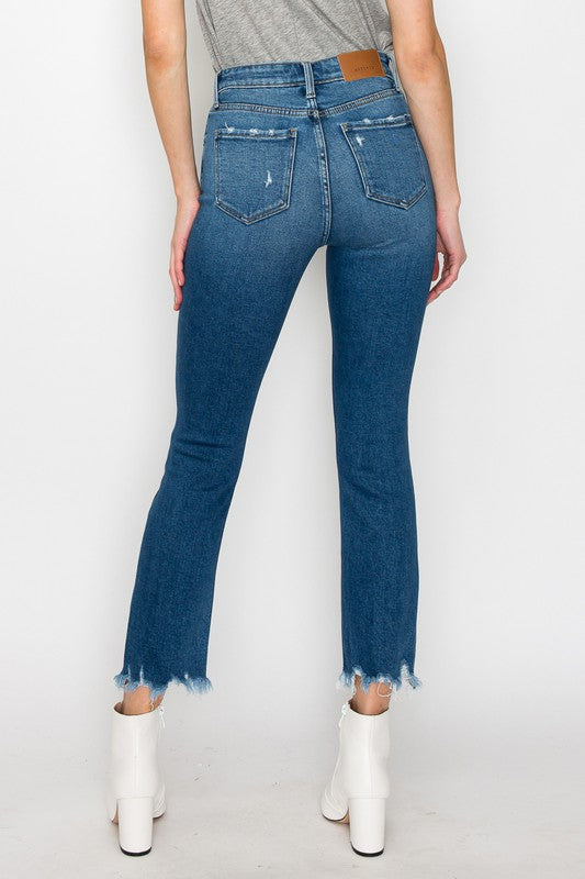 Artemis Vintage High Rise Slim Straight Jeans