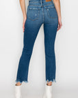 Artemis Vintage High Rise Slim Straight Jeans