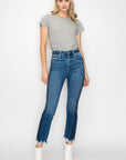 Artemis Vintage High Rise Slim Straight Jeans