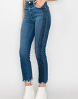 Artemis Vintage High Rise Slim Straight Jeans