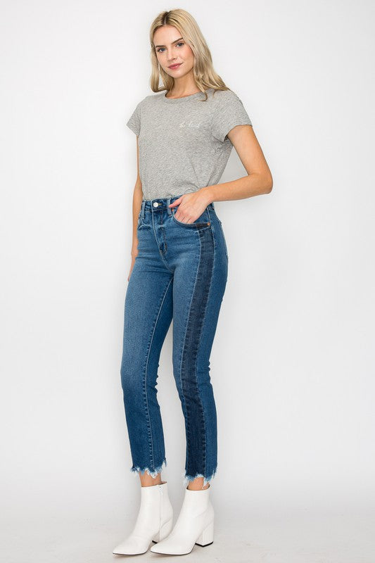 Artemis Vintage High Rise Slim Straight Jeans