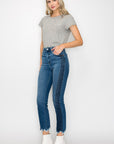 Artemis Vintage High Rise Slim Straight Jeans