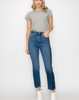 Artemis Vintage High Rise Slim Straight Jeans