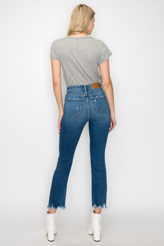 Artemis Vintage High Rise Slim Straight Jeans