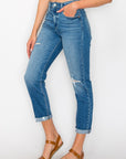 Artemis Vintage High Rise Tapered Mom Fit Jeans