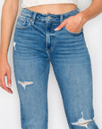 Artemis Vintage High Rise Tapered Mom Fit Jeans