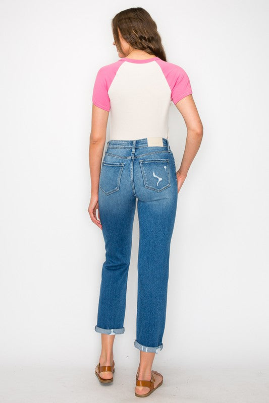 Artemis Vintage High Rise Tapered Mom Fit Jeans