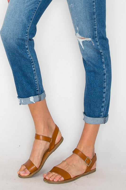 Artemis Vintage High Rise Tapered Mom Fit Jeans