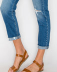 Artemis Vintage High Rise Tapered Mom Fit Jeans