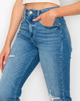 Artemis Vintage High Rise Tapered Mom Fit Jeans