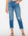 Artemis Vintage High Rise Tapered Mom Fit Jeans