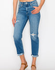 Artemis Vintage Plus Size High Rise Tapered Leg Jeans