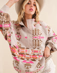 Blue B Exclusive Aztec Western Pullover