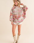 Blue B Exclusive Aztec Western Pullover