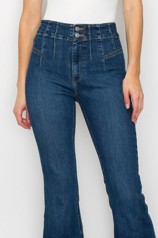 Artemis Vintage High Rise Modern Flare Jeans