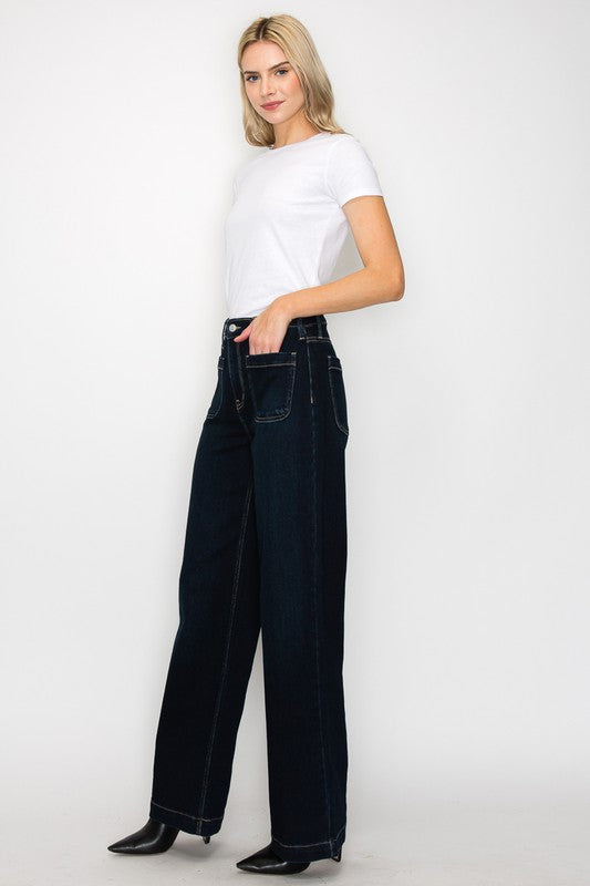 Artemis Vintage High Rise Modern Wide Leg Jeans