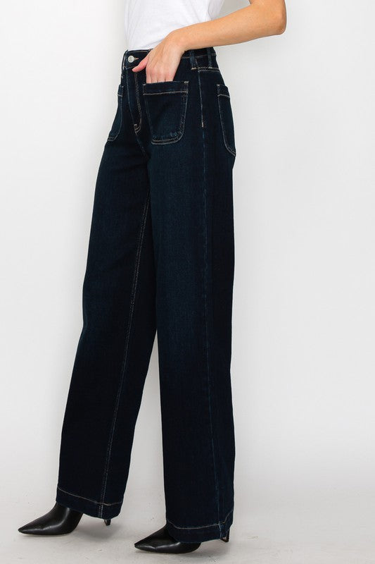 Artemis Vintage High Rise Modern Wide Leg Jeans