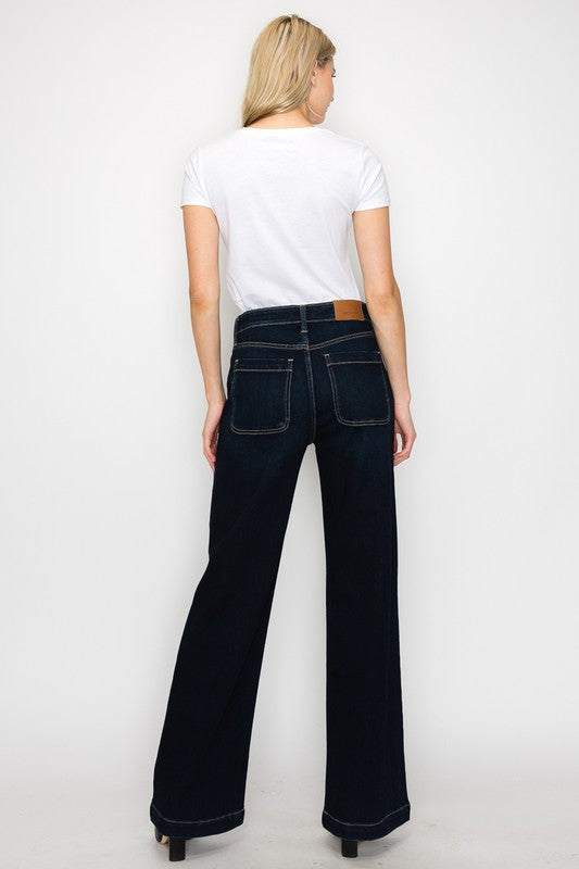 Artemis Vintage High Rise Modern Wide Leg Jeans