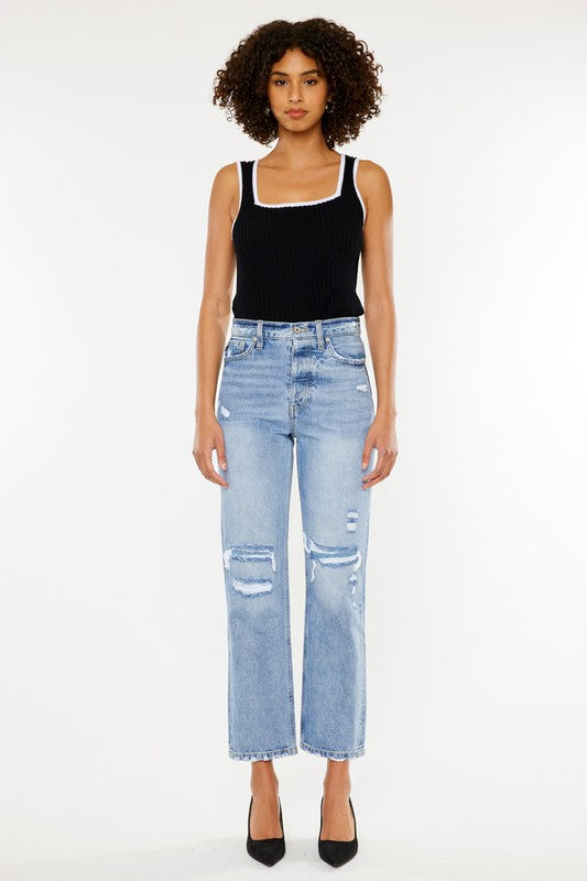 Kan Can USA High Rise 90&#39;s Boyfriend Jeans