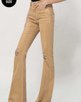 VERVET by Flying Monkey Plus Size High Rise Flare Jeans