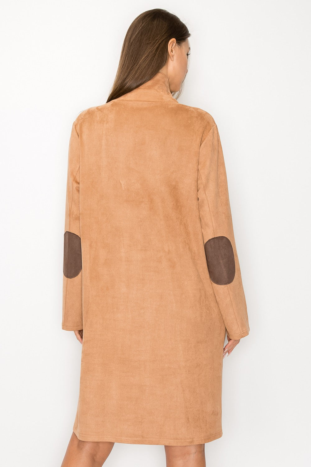 Aria Stretch Suede Dress