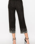 Allure Suede Pant with Pearls