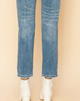 Artemis Vintage High Rise Distressed Mom Jeans