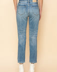 Artemis Vintage High Rise Distressed Mom Jeans