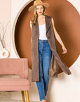 Ana Stretch Suede Vest