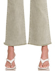 Zenana Acid Washed High Waist Bootcut Pants - Online Only