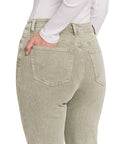 Zenana Acid Washed High Waist Bootcut Pants - Online Only