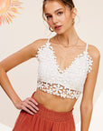 La Miel Crochet Lace Bralette Top