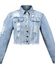 Cropped Denim Jacket