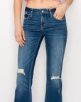 Artemis Vintage Low Rise Stretch Vintage Flare Jeans