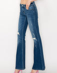 Artemis Vintage Low Rise Stretch Vintage Flare Jeans