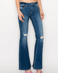 Artemis Vintage Low Rise Stretch Vintage Flare Jeans