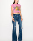 Artemis Vintage Low Rise Stretch Vintage Flare Jeans