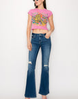 Artemis Vintage Low Rise Stretch Vintage Flare Jeans