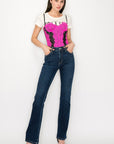 Sz 11 Artemis Vintage High Rise Skinny Bootcut Jeans - Dark Wash