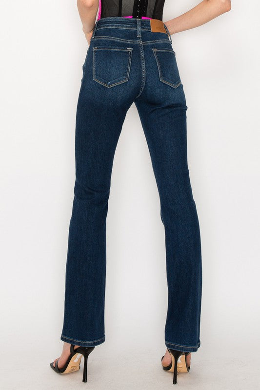Sz 11 Artemis Vintage High Rise Skinny Bootcut Jeans - Dark Wash