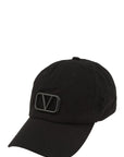 V Buckle Charm Baseball Cap