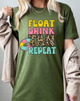 Float, Drink, Tan, Repeat Graphic Tee - Online Only