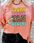 Float, Drink, Tan, Repeat Graphic Tee - Online Only