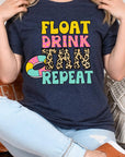 Float, Drink, Tan, Repeat Graphic Tee - Online Only